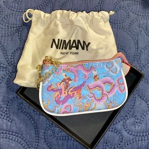 Nimany Pink Dragon Mini Chain Clutch/Wallet